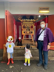 目黒区議会議員田島けんじ　自由が丘 熊野神社 例大祭（2021年9月）